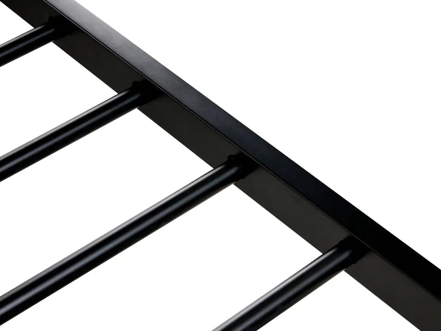 Seng PE-rattan AVANTON 180 x 200 cm Sort