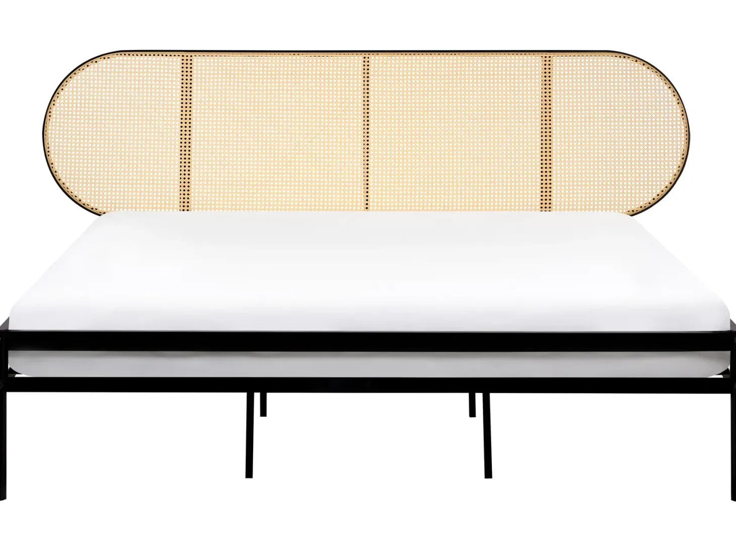 Seng PE-rattan BOULIN 180 x 200 cm Sort