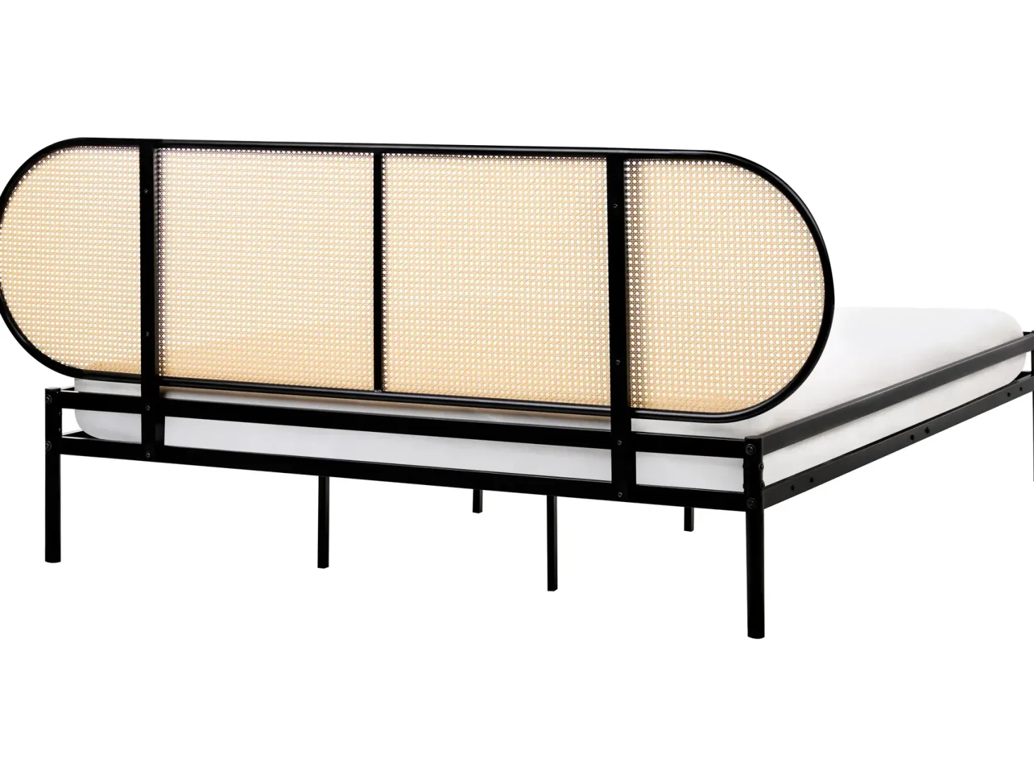Seng PE-rattan BOULIN 180 x 200 cm Sort