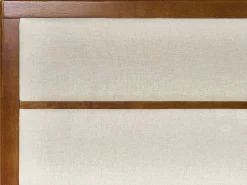 Seng POISSY 180 x 200 cm Mørk ask
