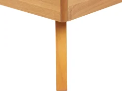 Seng POISSY 180 x 200 cm Naturlig ask