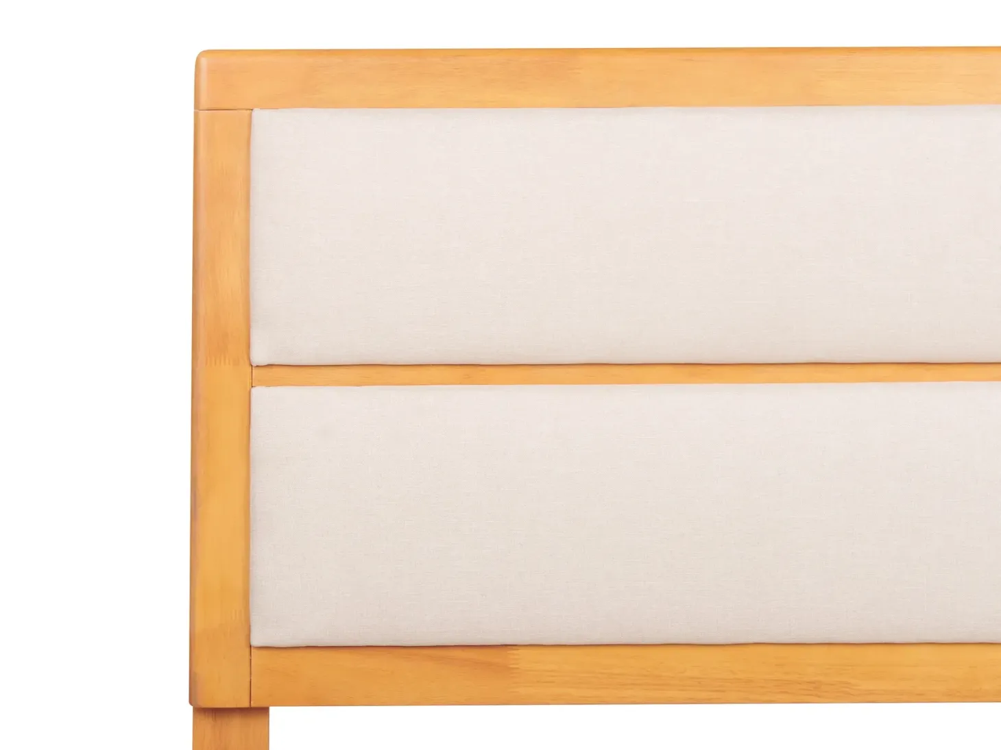 Seng POISSY 180 x 200 cm Naturlig ask