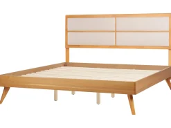 Seng POISSY 180 x 200 cm Naturlig ask