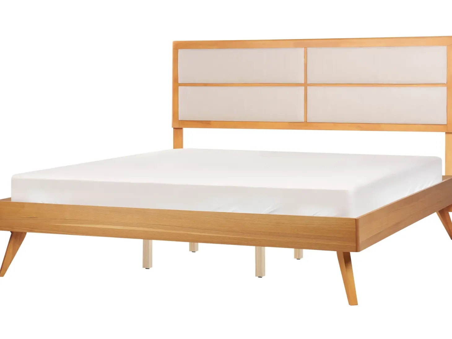 Seng POISSY 180 x 200 cm Naturlig ask