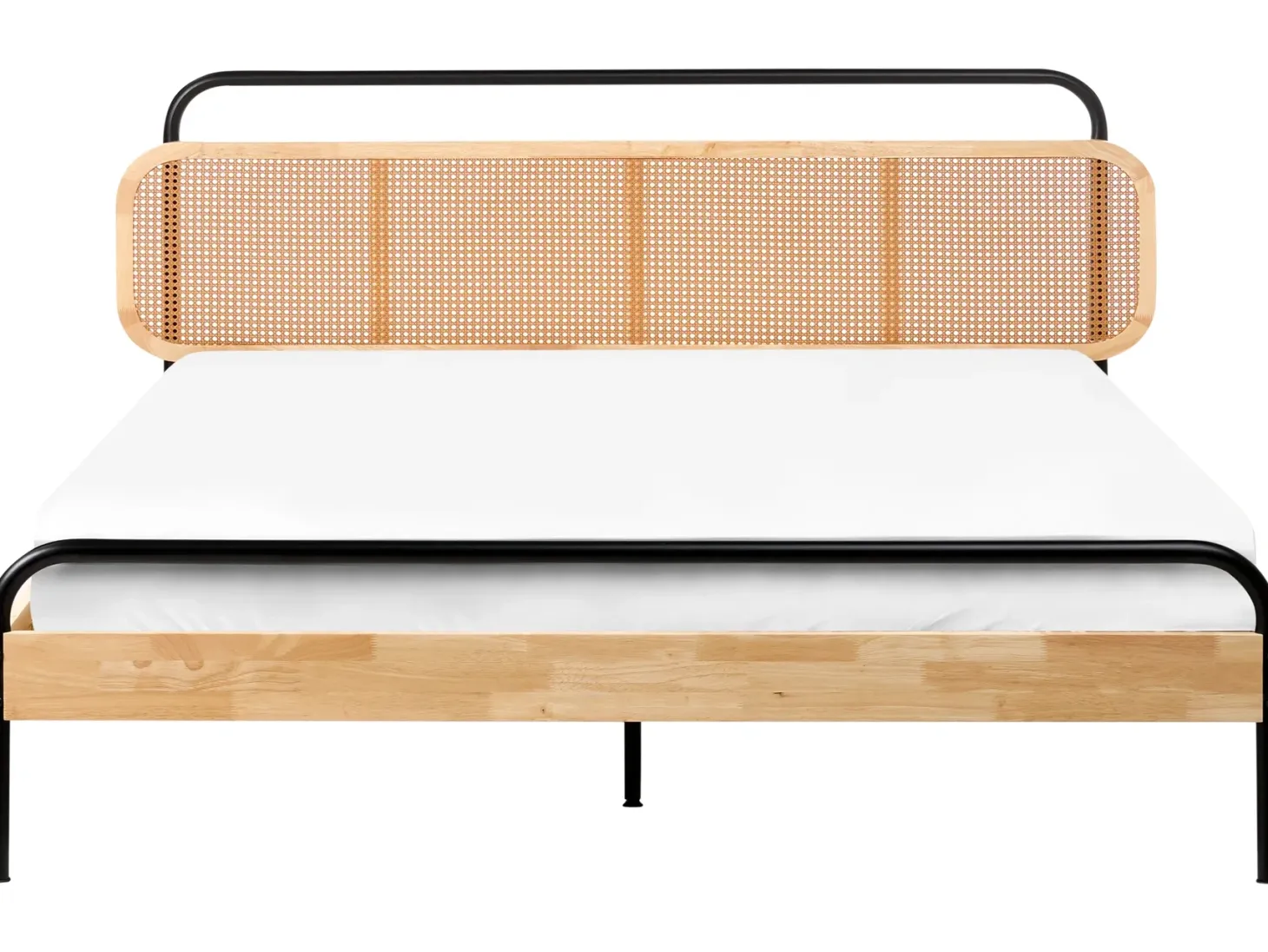 Seng Rattan BOUSSICOURT 180 x 200 cm Lysebrun