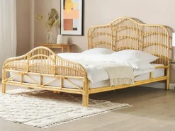 Seng Rattan DOMEYROT 180 x 200 cm Lysebrun
