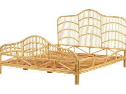 Seng Rattan DOMEYROT 180 x 200 cm Lysebrun