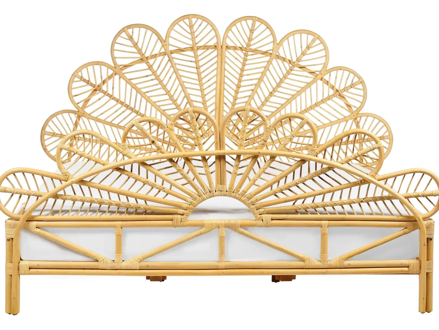 Seng Rattan FLORENTINE 180 x 200 cm Lysebrun