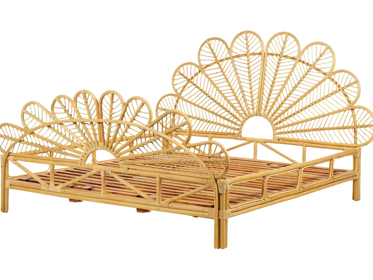 Seng Rattan FLORENTINE 180 x 200 cm Lysebrun