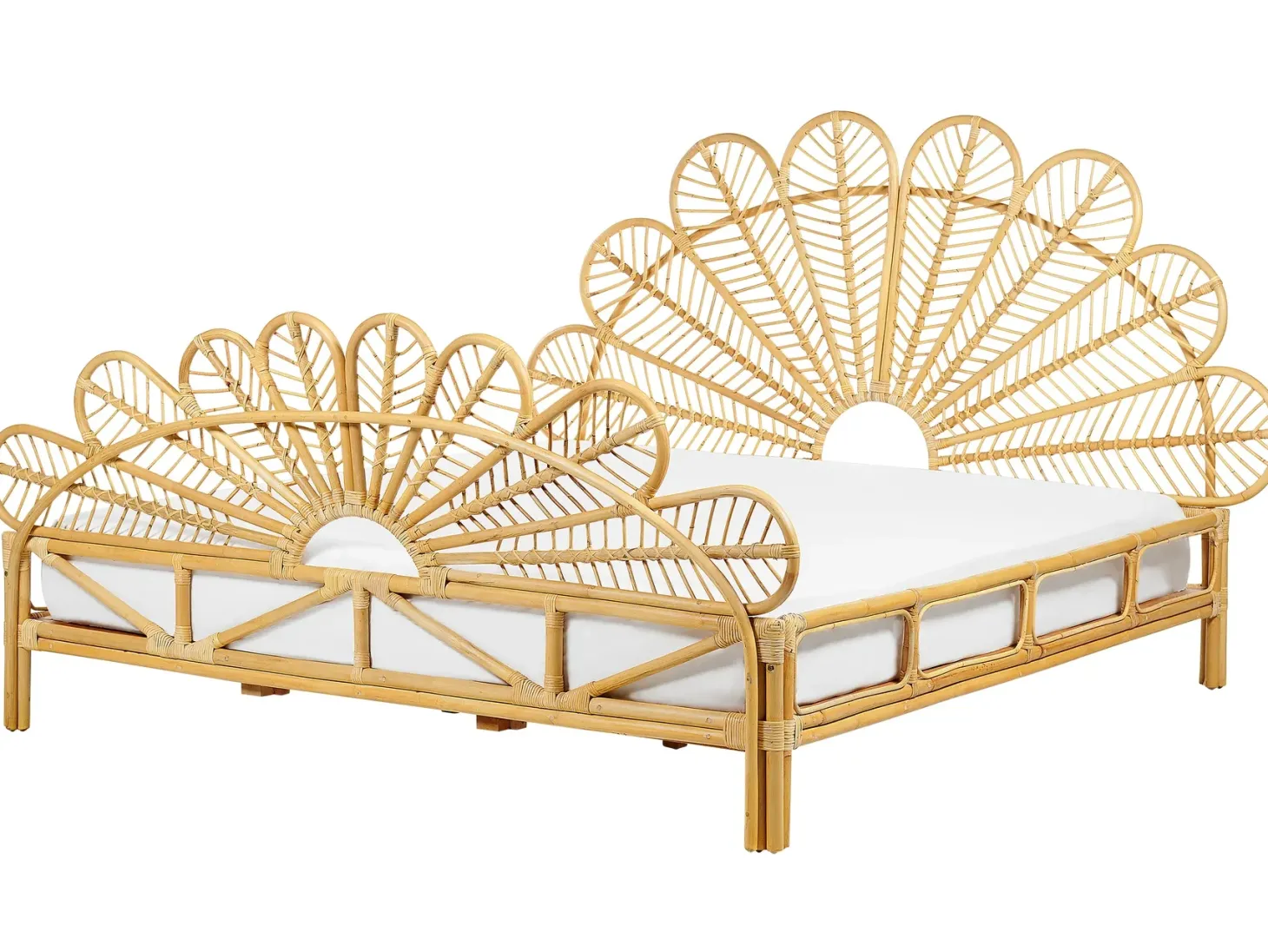 Seng Rattan FLORENTINE 180 x 200 cm Lysebrun
