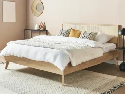 Seng Rattan MONPAZIER 180 x 200 cm Lysebrun