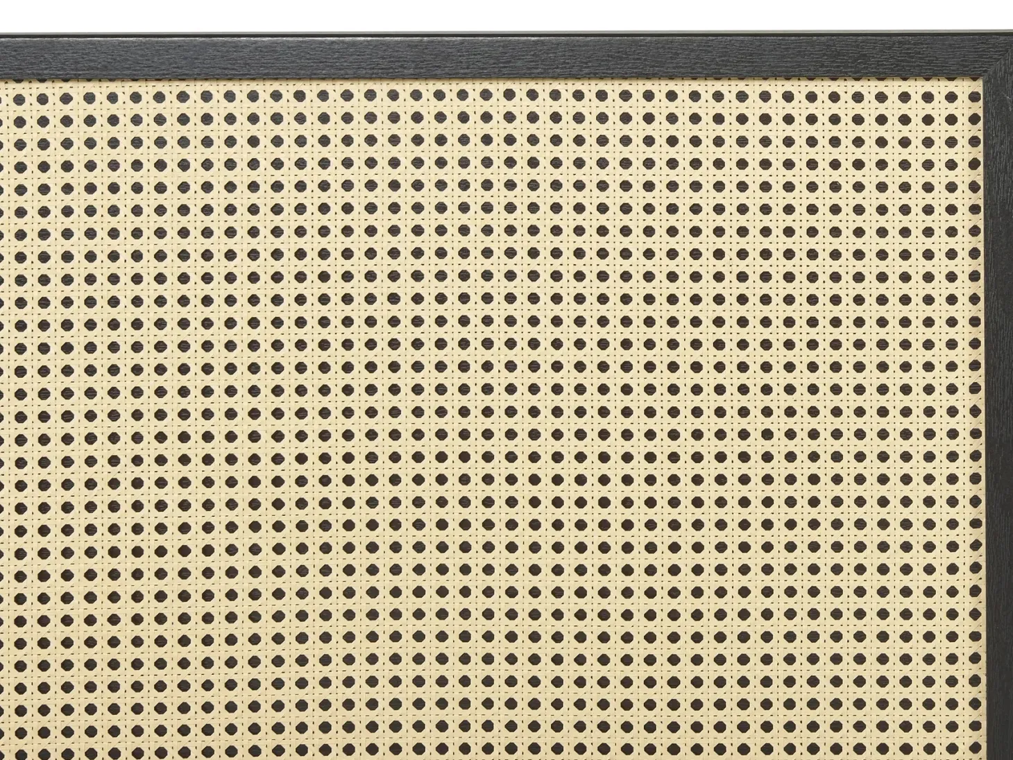 Seng Rattan MONPAZIER 140 x 200 cm Sort