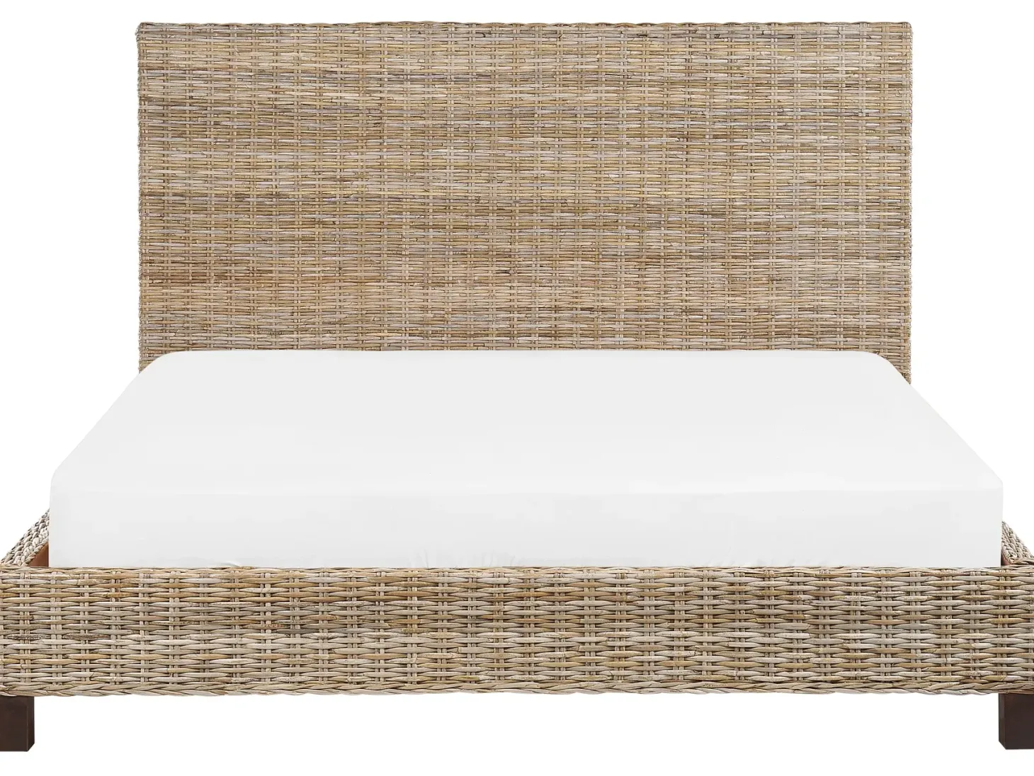 Seng Rattan SALBRIS 180 x 200 cm Naturlig