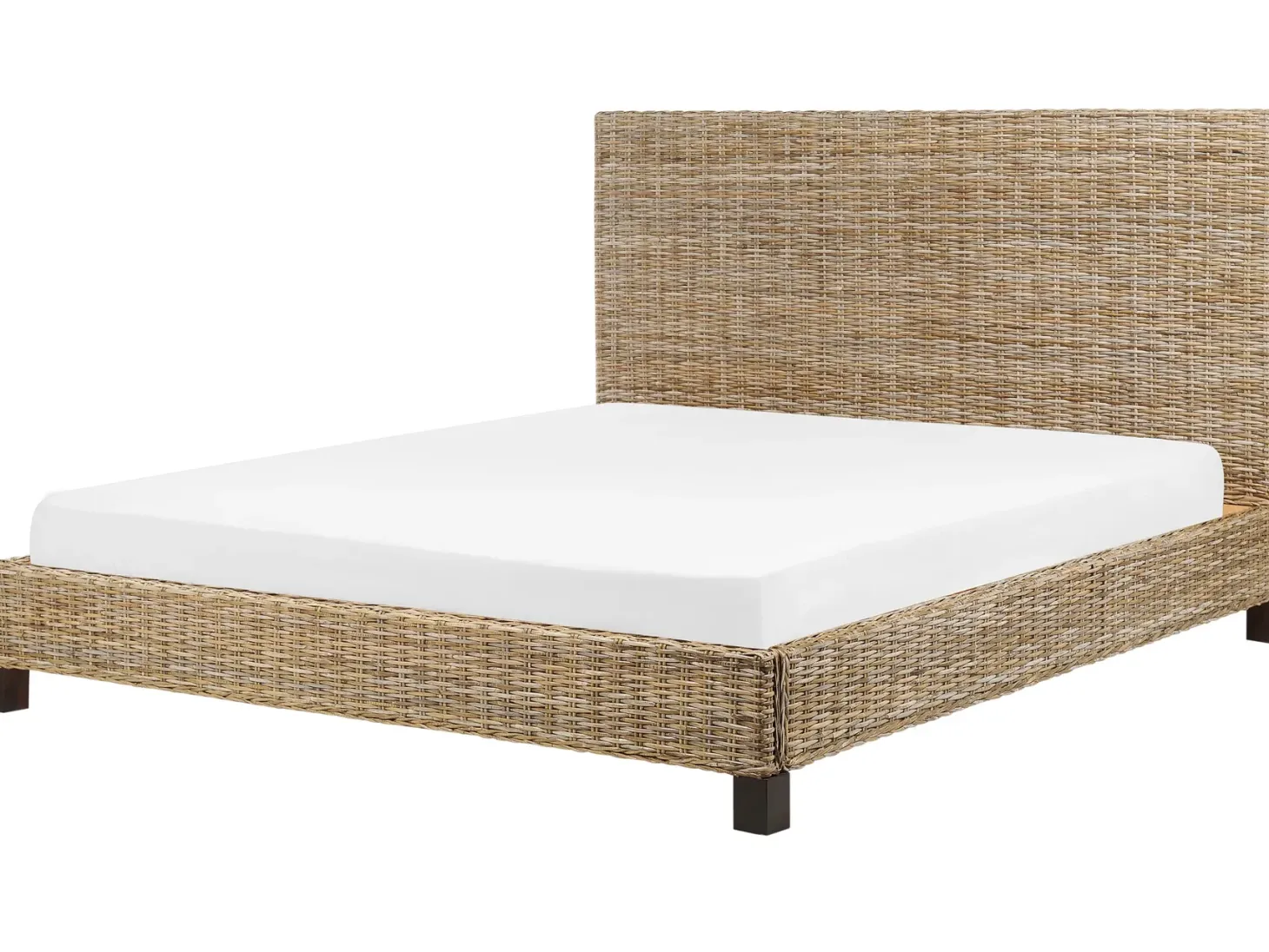 Seng Rattan SALBRIS 180 x 200 cm Naturlig