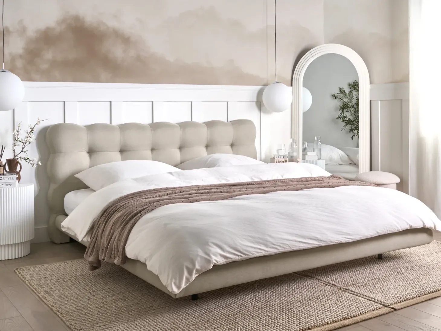 Seng SOULISSE 180 x 200 cm Beige
