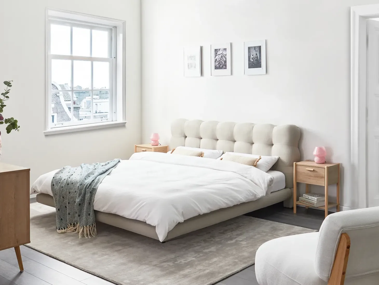 Seng SOULISSE 180 x 200 cm Beige