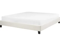 Seng uden hovedgærde Boucle ROANNE 180 x 200 cm Lys Beige