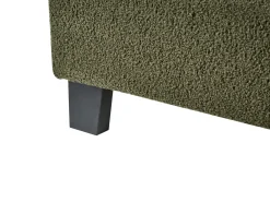 Seng uden hovedgærde Boucle ROANNE 180 x 200 cm Mørkegrøn