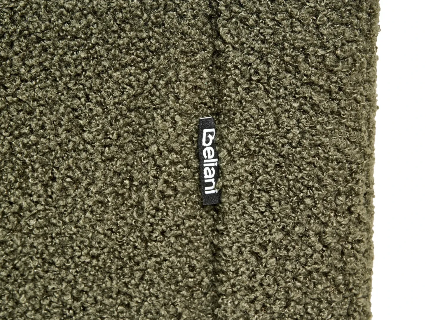 Seng uden hovedgærde Boucle ROANNE 90 x 200 cm Mørkegrøn