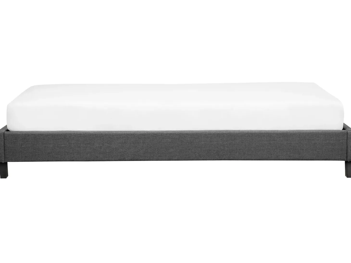 Seng uden hovedgærde ROANNE 90 x 200 cm Grå