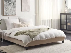 Seng uden hovedgærde ROANNE 180 x 200 cm Beige