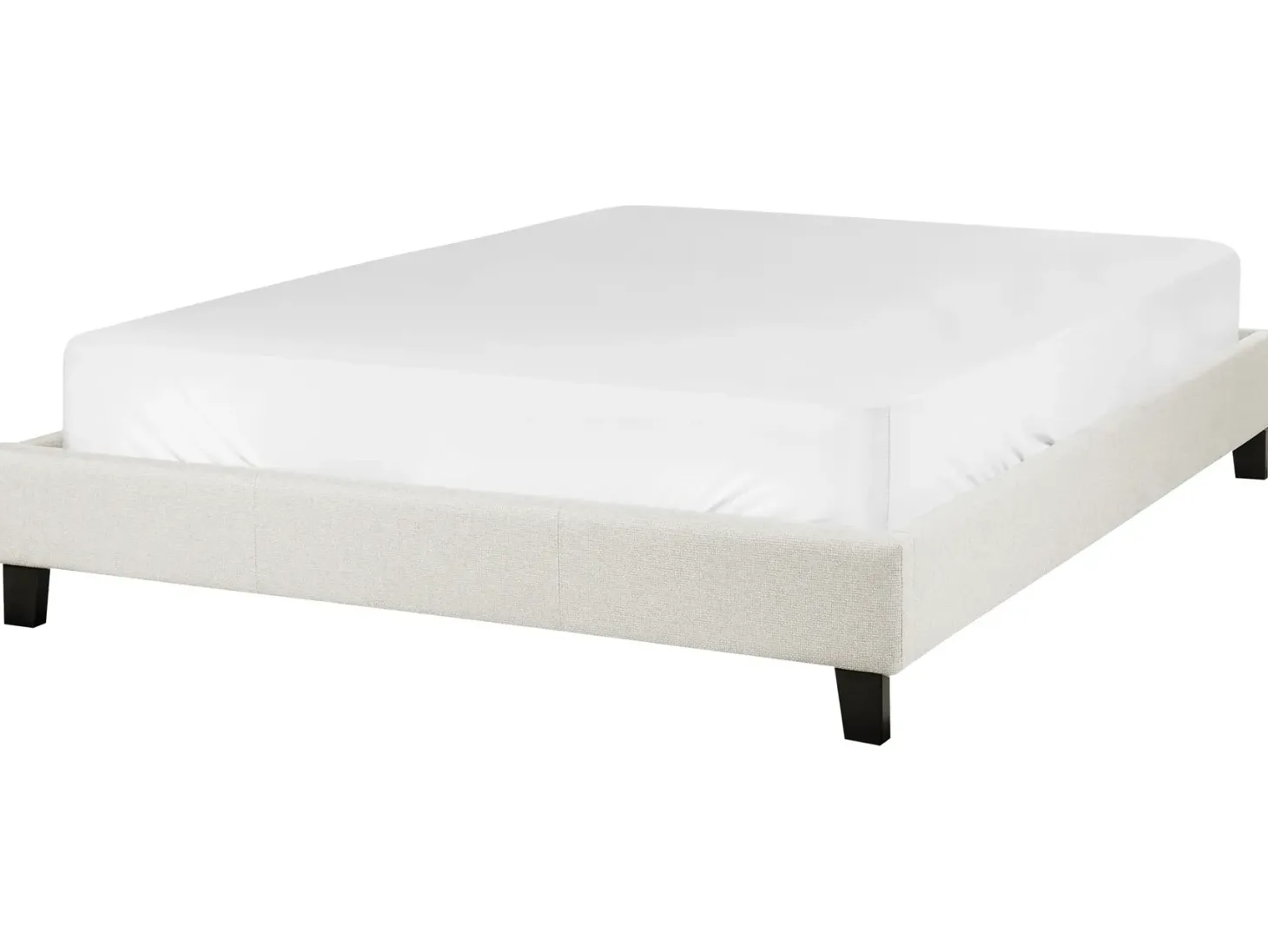 Seng uden hovedgærde ROANNE 140 x 200 cm Lys Beige
