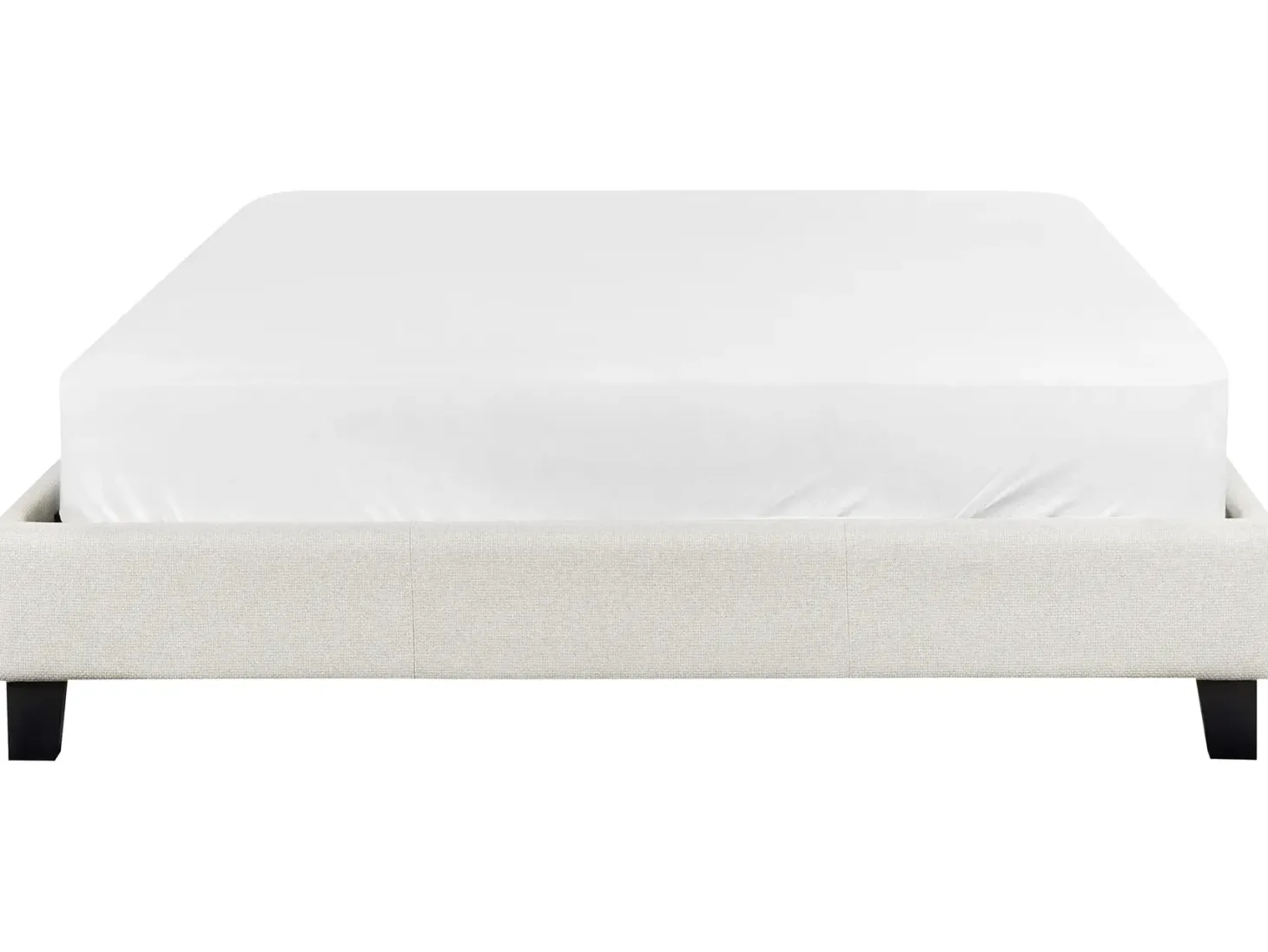 Seng uden hovedgærde ROANNE 140 x 200 cm Lys Beige
