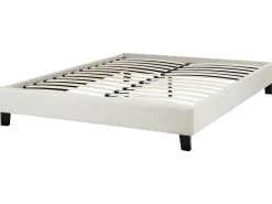 Seng uden hovedgærde ROANNE 140 x 200 cm Lys Beige