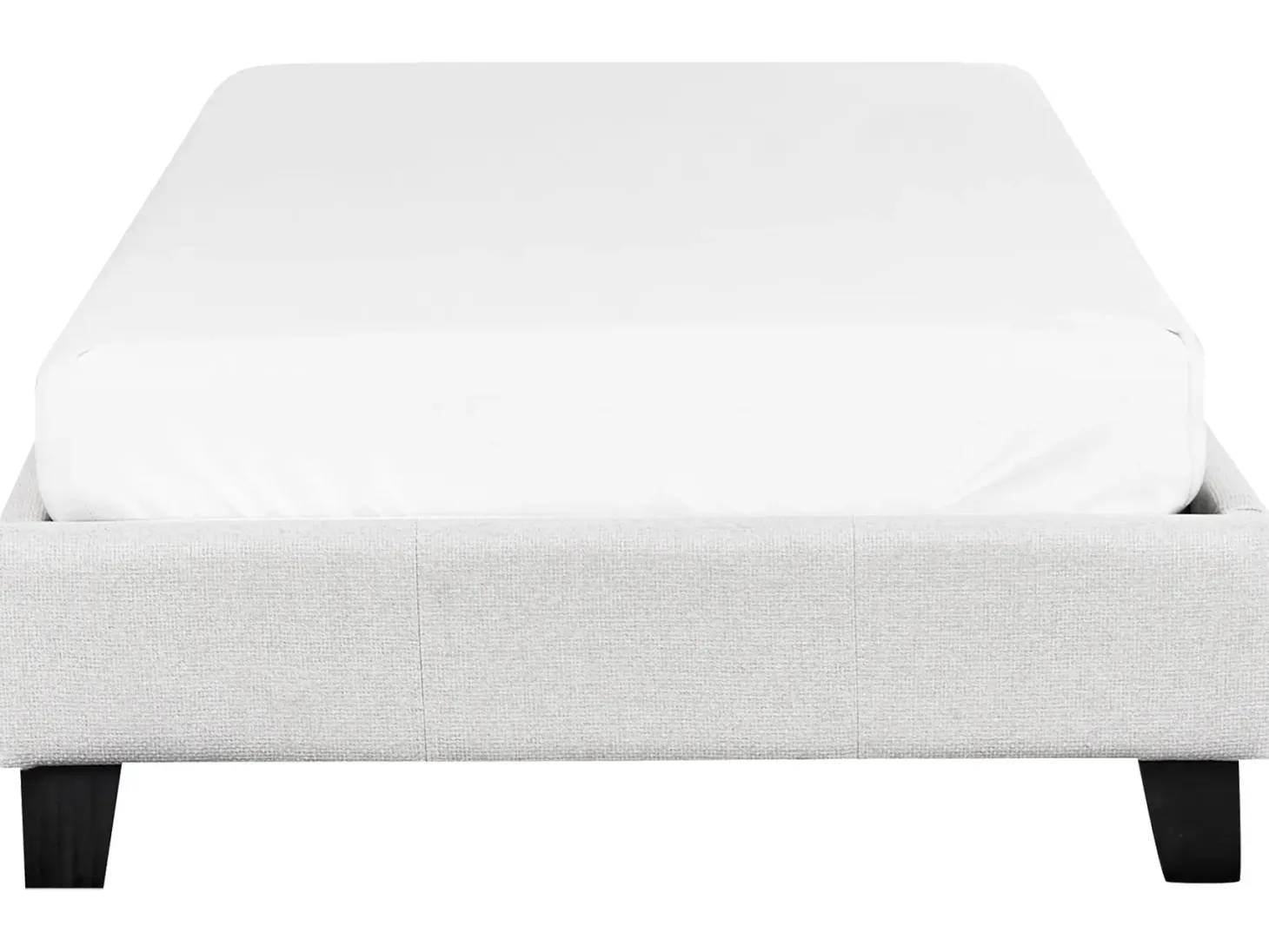 Seng uden hovedgærde ROANNE 90 x 200 cm Lysegrå