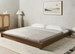Seng uden hovedgærde Træ ANTRAS 180 x 200 cm Mørkebrun