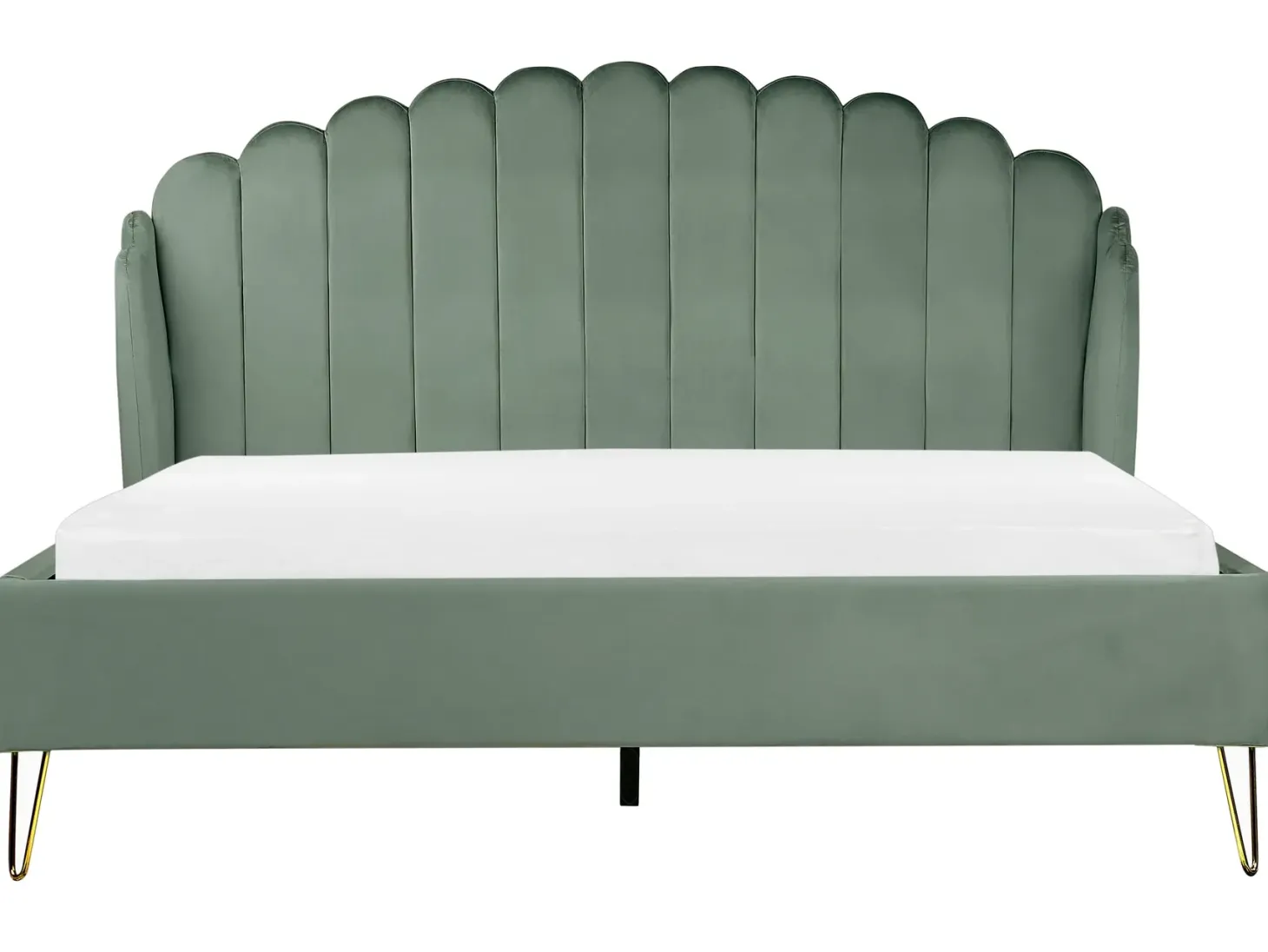 Seng Velour AMBILLOU 180 x 200 cm Grøn