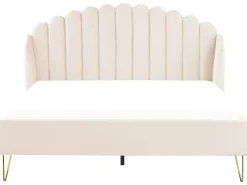 Seng Velour AMBILLOU 180 x 200 cm Lys Beige