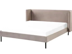 Seng Velour ARETTE 160 x 200 cm Brungrå