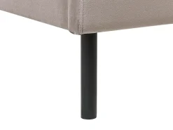 Seng Velour ARETTE 180 x 200 cm Brungrå