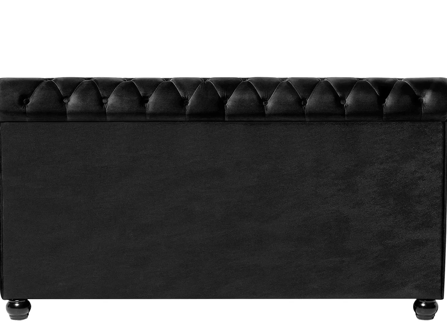Seng Velour AVALLON 180 x 200 cm Sort