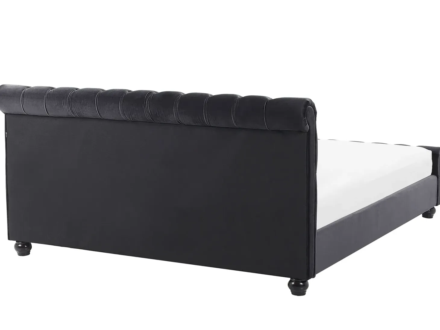 Seng Velour AVALLON 180 x 200 cm Sort
