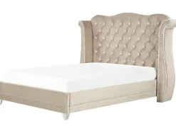 Seng Velour AYETTE 180 x 200 cm Beige