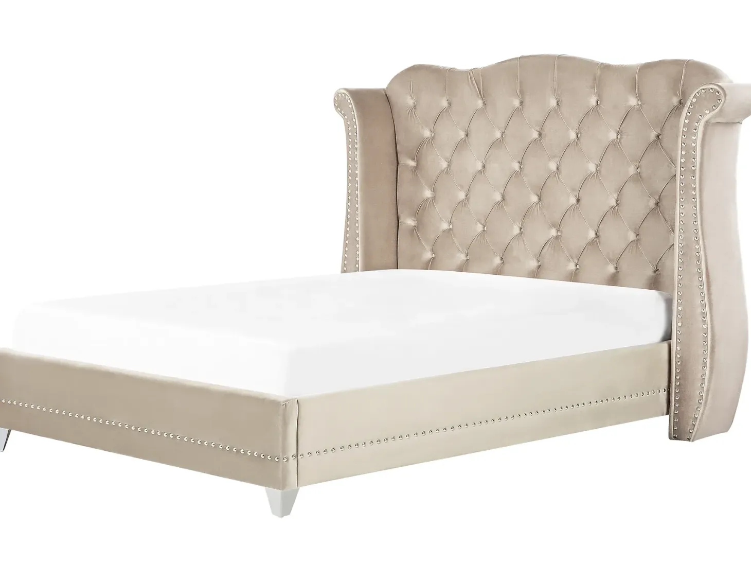 Seng Velour AYETTE 180 x 200 cm Beige