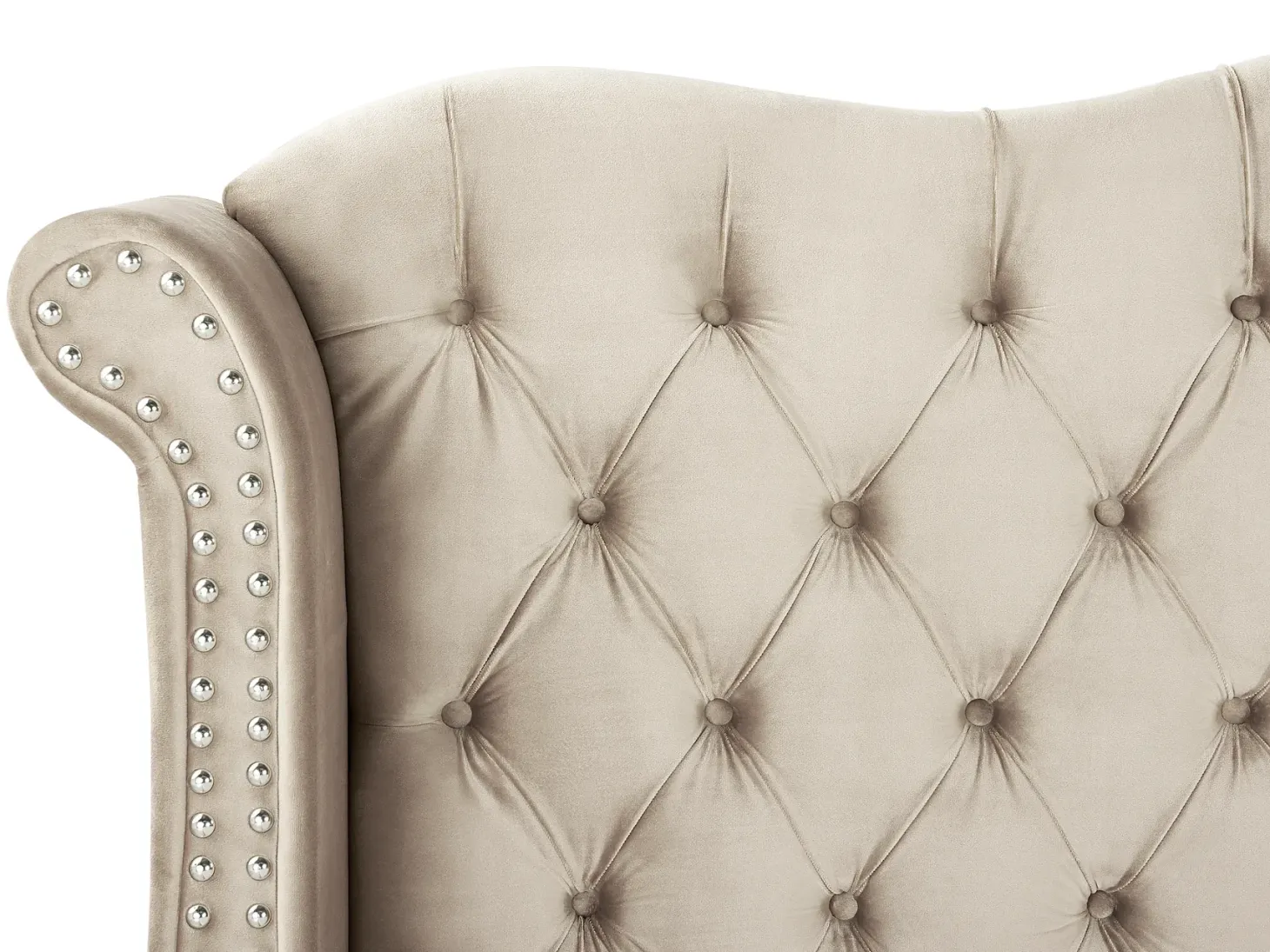 Seng Velour AYETTE 180 x 200 cm Beige