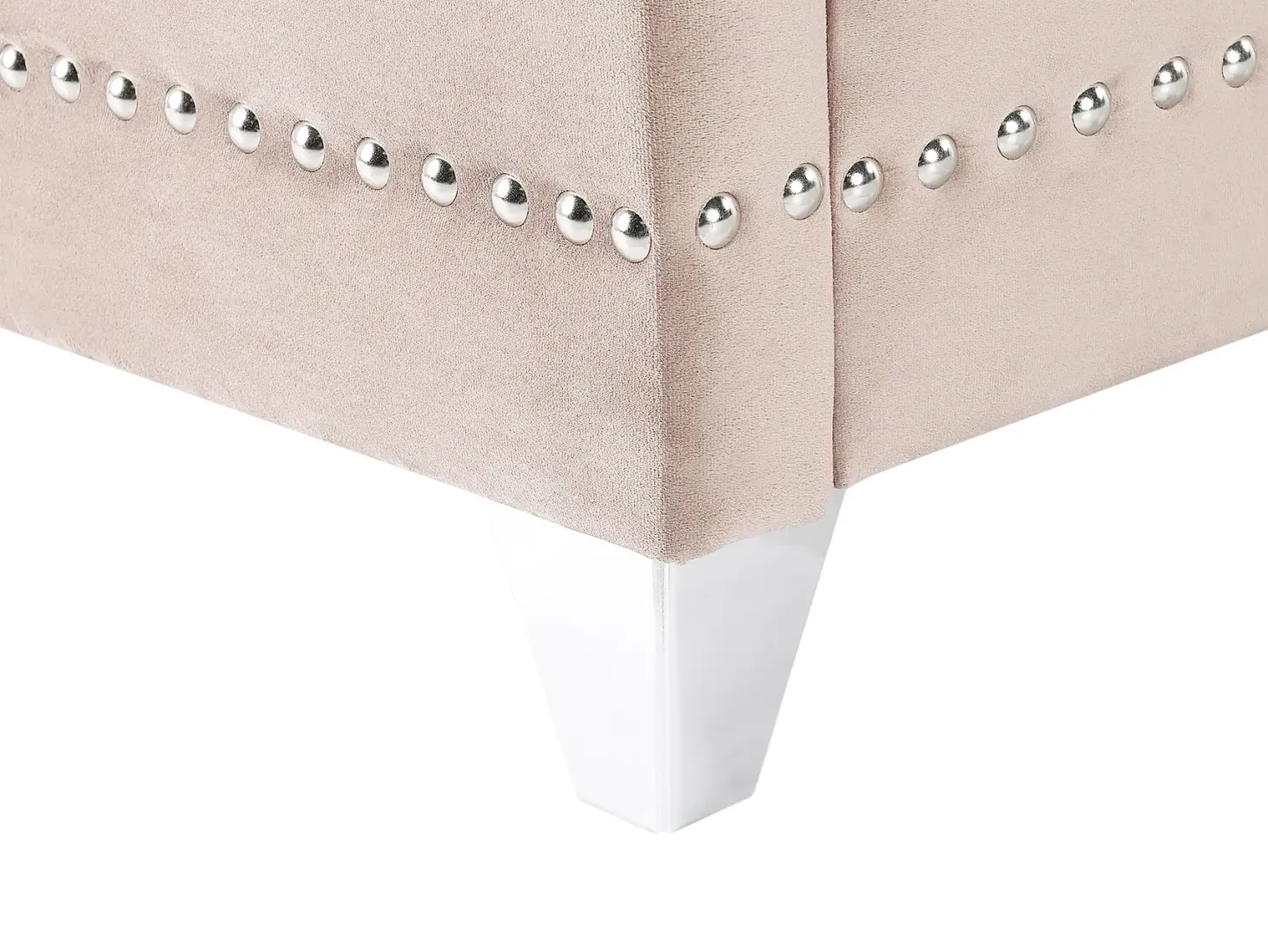 Seng Velour AYETTE 180 x 200 cm Pastellrosa