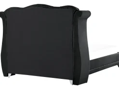 Seng Velour AYETTE 160 x 200 cm Sort
