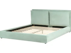 Seng Velour BAJONNA 180 x 200 cm Mintgrøn