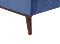Seng Velour BAYONNE 180 x 200 cm Blå