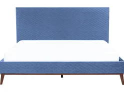 Seng Velour BAYONNE 180 x 200 cm Blå