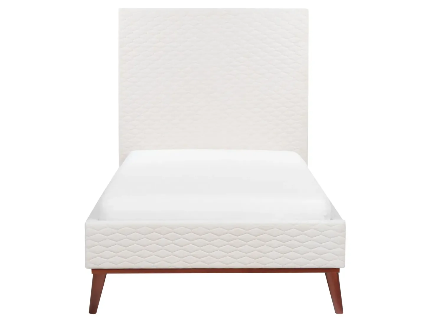 Seng Velour BAYONNE 90 x 200 cm Cremehvid