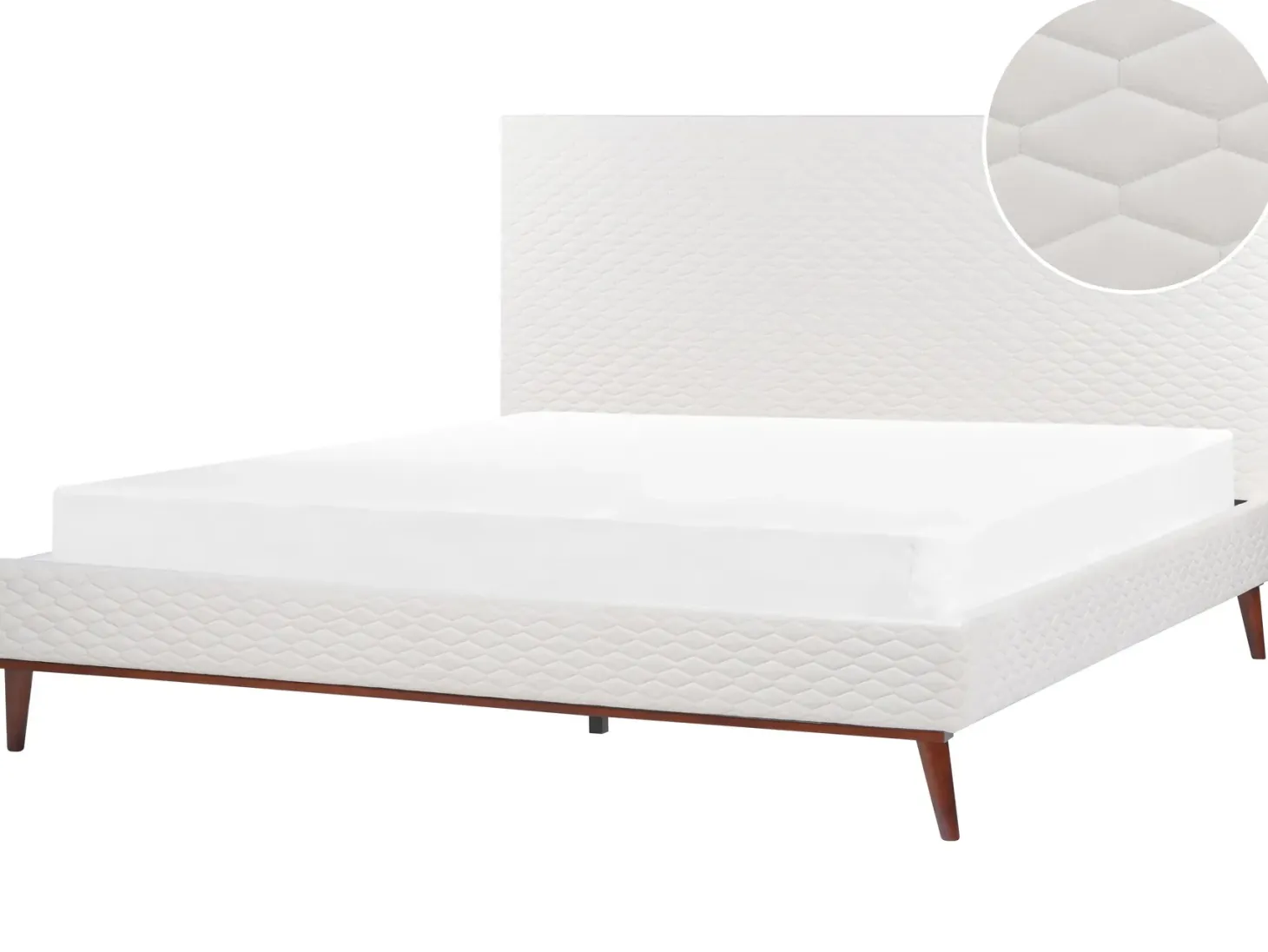Seng Velour BAYONNE 180 x 200 cm Cremehvid