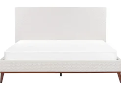 Seng Velour BAYONNE 180 x 200 cm Cremehvid
