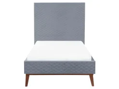 Seng Velour BAYONNE 90 x 200 cm Grå