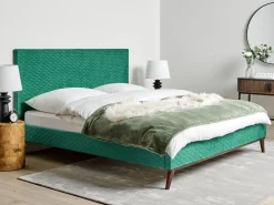 Seng Velour BAYONNE 180 x 200 cm Grøn