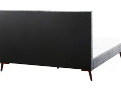 Seng Velour BAYONNE 180 x 200 cm Lysegrå